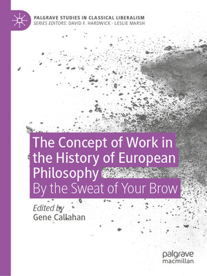 cover image of The Concept of Work in the History of European Philosophy